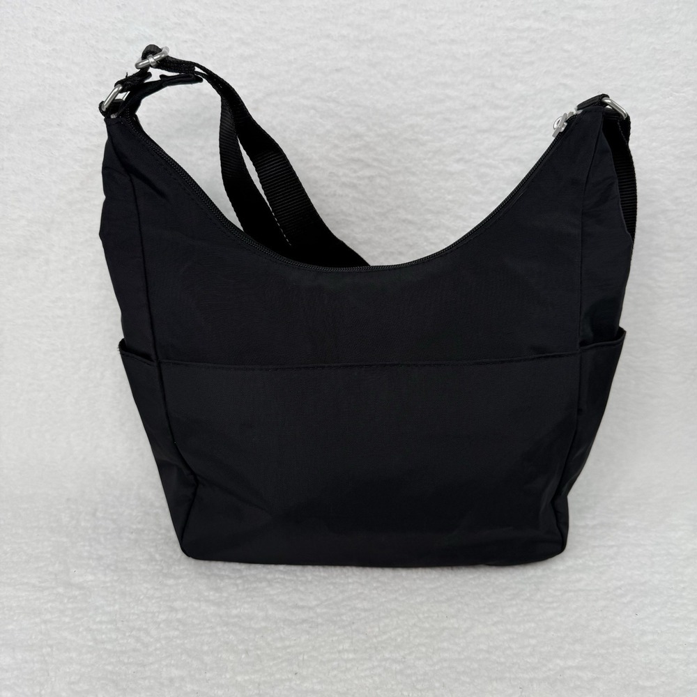 Baggallini Everyplace Black Lightweight Nylon Crossbody Shoulder Bag Purse - Picture 5 of 16